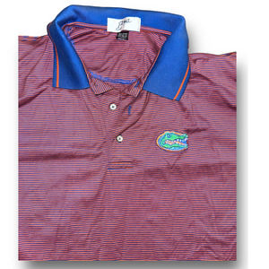 1990s Vintage UF‎ Gators Polo Orange/Blue Size: XL